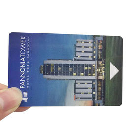 le carte chiave dell'hotel delle serrature di porta di 13.56MHZ  1K/4K RFID hanno personalizzato il materiale del PVC