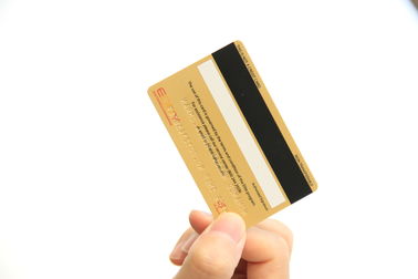 La carta nera di plastica della banda magnetica di lealtà HICO con stampa personalizza la dimensione