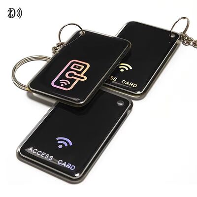 Carta di controllo di accesso di stampa personalizzata NFC 13.56Mhz RFID Etichetta epossidica NFC Portachiavi MIFARE Classic EV1 1K