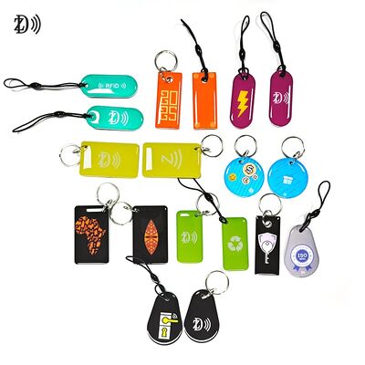 Personalizzazione 13.56MHz Programmabile NTAG213 Smart Epoxy Keyfob Tag Tag RFID NFC