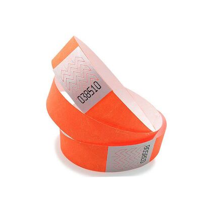 Braccialetti RFID in Tyvek monouso impermeabili con stampa logo personalizzata, stampaggio a caldo, biglietti per feste, braccialetti ID