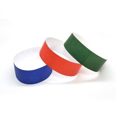Braccialetti RFID in Tyvek monouso impermeabili con stampa logo personalizzata, stampaggio a caldo, biglietti per feste, braccialetti ID