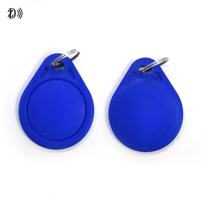 LOGO impermeabile personalizzato/Codice QR ABS Keyfob MIFARE Classic EV1 RFID ABS Portachiavi per il controllo dell'accesso alle porte