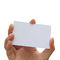 Peso leggero in bianco di S50 1K RFID Smart Card con la finitura degli angoli arrotondati