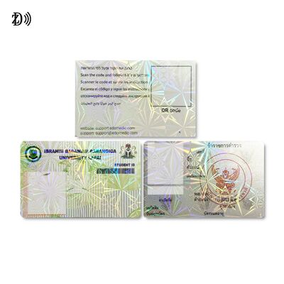 Biglietto da visita con stampa personalizzata UV in rilievo con NFC NTAG213 NTAG215 NTAG216