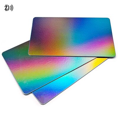 Carte laser stampate su misura, impermeabili, avanzate, luccicanti, RFID, PVC, per il controllo degli accessi