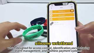 braccialetto in silicone RFID